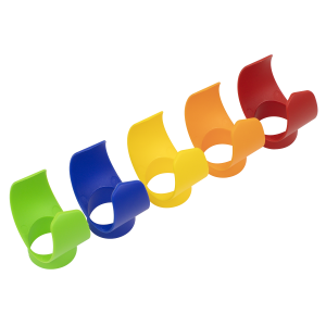 Sealey Pressure Sprayer Colour-Coded Caps 5pc (SCSGC)