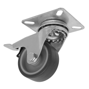 Sealey 50mm Castor Wheel with Swivel Plate & Total Lock (SCW250SPLEM)