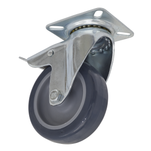 Sealey 75mm Castor Wheel with Swivel Plate & Total Lock (SCW275SPL)