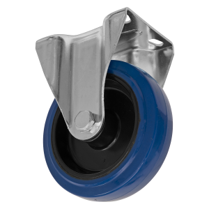 Sealey 125mm Castor Wheel with Fixed Plate (SCW3125FPEM)