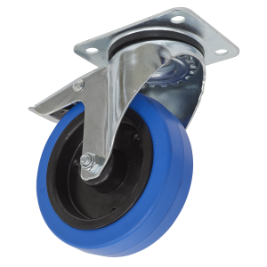 Sealey 125mm Castor Wheel with Swivel Plate & Total Lock (SCW3125SPL)