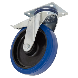 Sealey 200mm Castor Wheel with Swivel Plate & Total Lock (SCW3200SPLEM)
