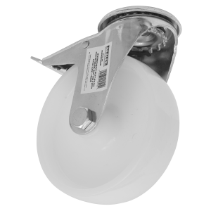 Sealey 125mm Castor Wheel with Bolt Hole & Total Lock (SCW4125SBLEM)