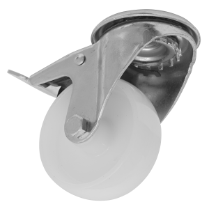Sealey 80mm Castor Wheel with Bolt Hole & Total Lock (SCW480SBLEM)