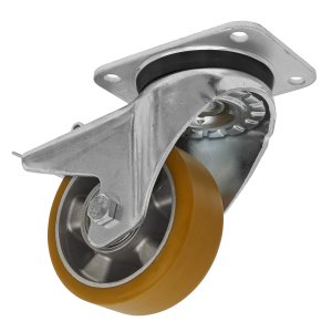 Sealey 125mm Castor Wheel with Swivel Plate & Total Lock (SCW5125SPL)