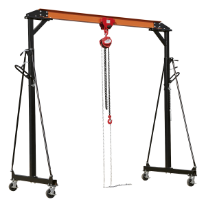 Sealey Portable Lifting Adjustable Gantry Frame 1 Tonne & Hoist Combo (SG1000KIT)
