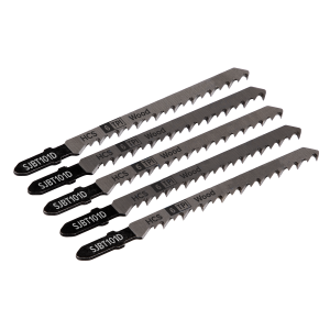 Sealey Jigsaw Blade for Hard Wood 100mm 6tpi - Pack of 5 (SJBT101D)
