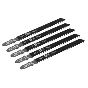 Sealey Jigsaw Blade for General Wood 100mm 8tpi - Pack of 5 (SJBT111C)