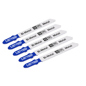Sealey Jigsaw Blade for Metal 75mm 12tpi - Pack of 5 (SJBT118BF)