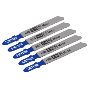 Sealey Jigsaw Blade for Metal 92mm 11-14tpi - Pack of 5 (SJBT118B)