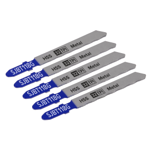 Sealey Jigsaw Blade for Metal 75mm 32tpi - Pack of 5 (SJBT118G)