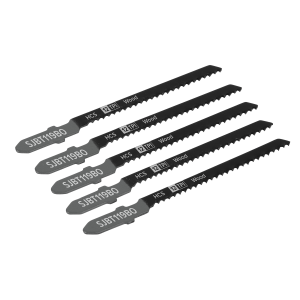 Sealey Jigsaw Blade for General Wood 75mm 12tpi - Pack of 5 (SJBT119BO)
