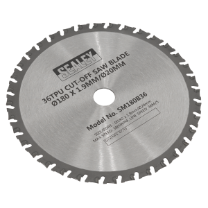 Sealey Cut-Off Saw Blade 180 x 1.9mm/20mm 36tpu (SM180B36)