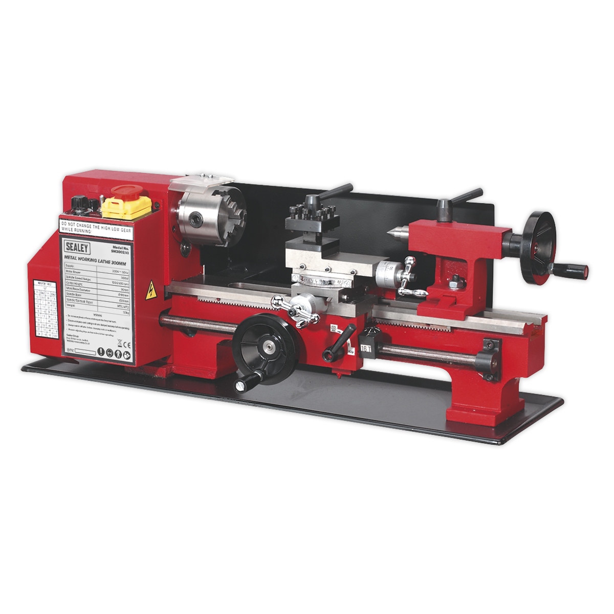 Sealey Metalworking Lathe 300mm Between Centres (SM3002)