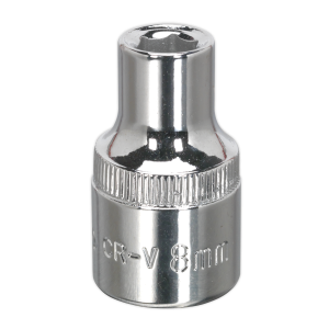 Sealey Premier Fully Polished Socket 1/2"Sq Drive 8mm (SP1208)