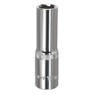 Sealey Premier Fully Polished Deep Socket 1/2"Sq Drive 13mm (SP1213D)