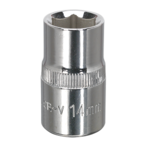 Sealey Premier Fully Polished Socket 1/2"Sq Drive 14mm (SP1214)