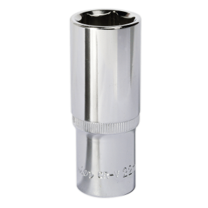 Sealey Premier Fully Polished Deep Socket 1/2"Sq Drive 22mm (SP1222D)