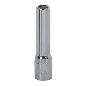 Sealey Premier Fully Polished Deep Socket 1/4"Sq Drive 6mm (SP1406D)