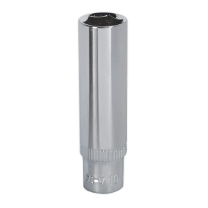 Sealey Premier Fully Polished Deep Socket 1/4"Sq Drive 10mm (SP1410D)