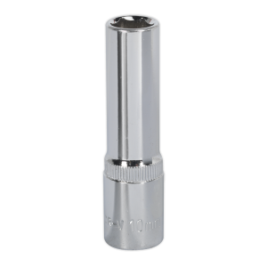 Sealey Premier Fully Polished Deep Socket 3/8"Sq Drive 10mm (SP3810D)