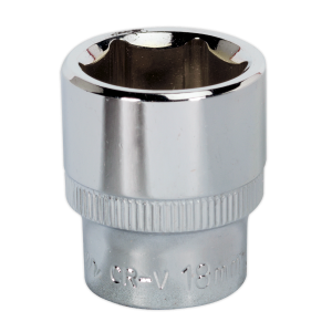 Sealey Premier Fully Polished Socket 3/8"Sq Drive 18mm (SP3818)