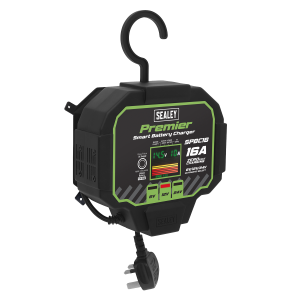 Sealey Premier Fully Automatic Battery Charger & Maintainer 16A (SPBC16)