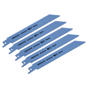 Sealey Reciprocating Saw Blade for Metal 150mm 24tpi - Pack of 5 (SRBR622AF)
