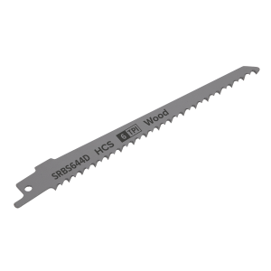 Sealey Reciprocating Saw Blade for Clean Wood 150mm 6tpi - Pack of 5 (SRBS644D)