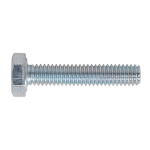 Sealey 8.8 Zinc Plated HT Setscrew M4 x 20mm, DIN 933 - Pack of 50 (SS420)