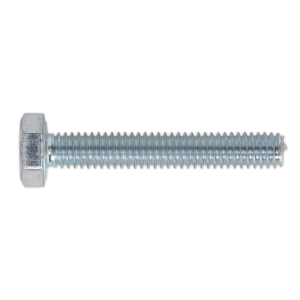 Sealey 8.8 Zinc Plated HT Setscrew M4 x 25mm, DIN 933 - Pack of 50 (SS425)