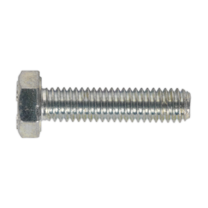 Sealey 8.8 Zinc Plated HT Setscrew M6 x 25mm, DIN 933 - Pack of 50 (SS625)