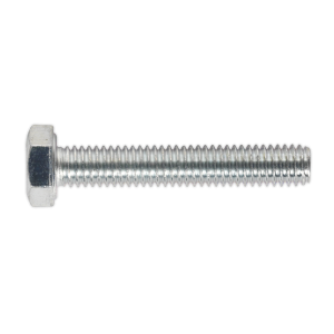 Sealey 8.8 Zinc Plated HT Setscrew M6 x 35mm, DIN 933 - Pack of 50 (SS635)