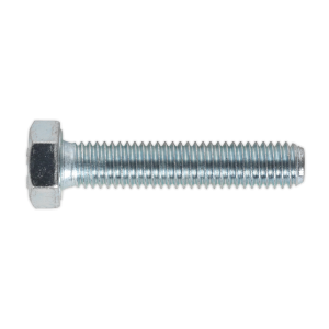 Sealey 8.8 Zinc Plated HT Setscrew M8 x 40mm, DIN 933 - Pack of 50 (SS840)