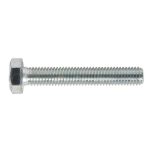 Sealey 8.8 Zinc Plated HT Setscrew M8 x 50mm, DIN 933 - Pack of 50 (SS850)