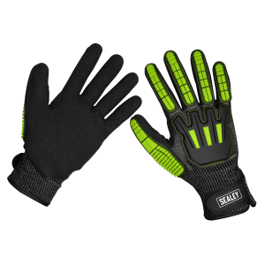 Sealey Cut & Impact Resistant Gloves, Large - Pair (SSP39L)