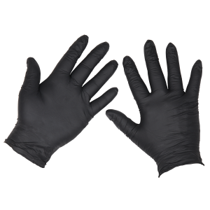 Sealey Extra-Thick Powder-Free Disposable Nitrile Gloves, Large - Pack of 100 (SSP60L)