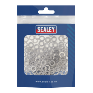 Sealey Stainless Steel Flat Washer M5 A2, DIN 125 - Pack of 100 (SSW5)