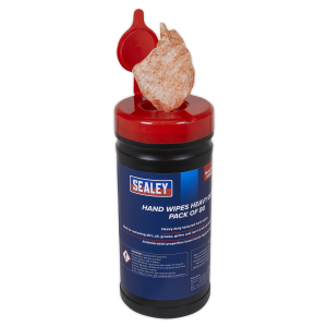 Sealey Heavy-Duty Hand Wipes - Pack of 80 (SSW80)