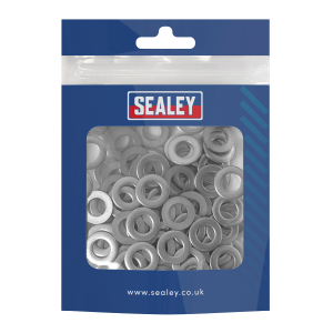 Sealey Flat Washer Stainless Steel M8, DIN 125 - Pack of 100 (SSW8)