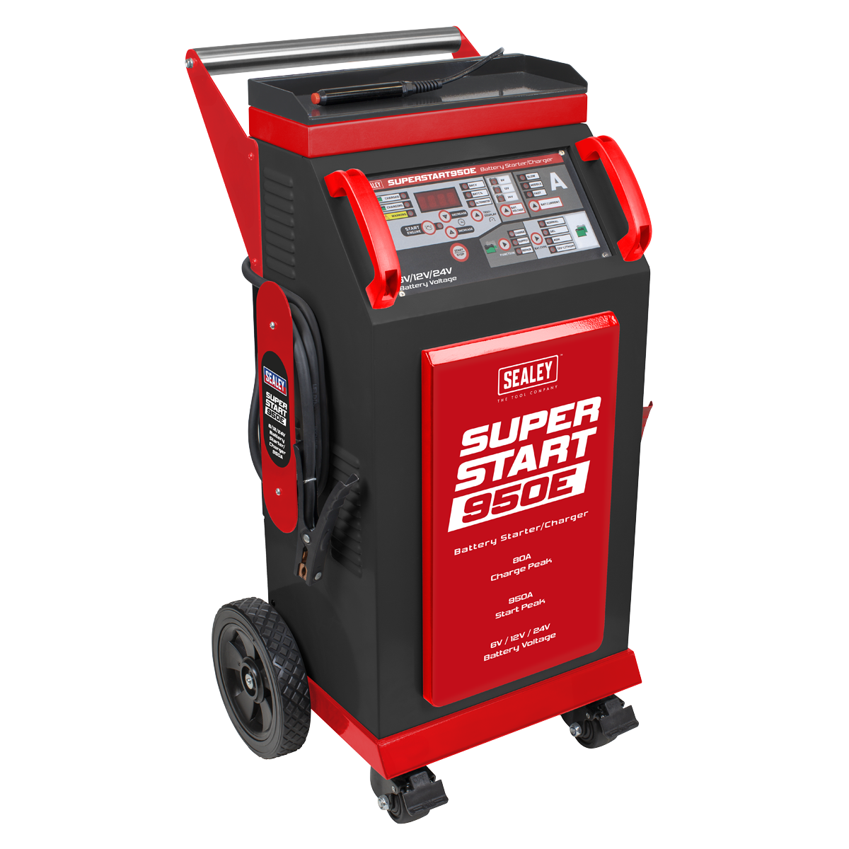 Sealey 6/12/24V Battery Starter/Charger 950A (SUPERSTART950E)