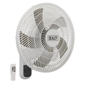 Sealey 3-Speed Wall Fan with Remote Control 16" 230V (SWF16WR)