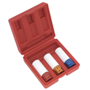 Sealey Alloy Wheel Impact Socket Set 1/2"Sq Drive 3pc (SX031)