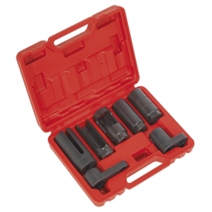 Sealey Oxygen Sensor Socket Set 3/8" & 1/2"Sq Drive 7pc (SX032)