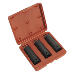 Sealey Deep Impact Socket Set 1/2"Sq Drive 3pc (SX043)