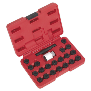 Sealey Locking Wheel Nut Key Set for Audi 22pc (SX206)