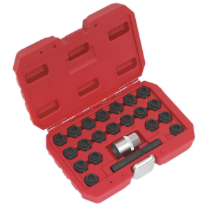 Sealey Locking Wheel Nut Key Set for BMW 22pc (SX207)