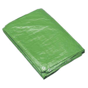 Sealey Tarpaulin 3.66 x 4.88m - Green (TARP1216G)