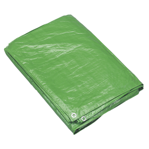 Sealey Tarpaulin 2.44 x 3.05m - Green (TARP810G)