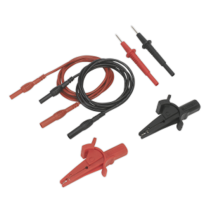 Sealey Automotive Test Lead & Crocodile Clip Set 6pc (TATL)